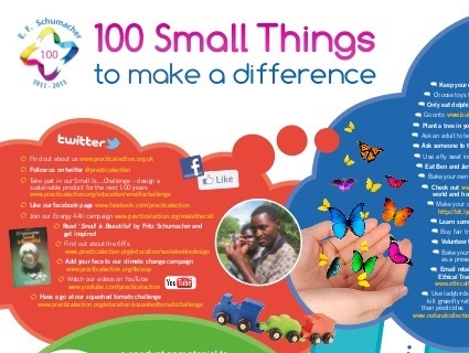 A free colourful A1 Poster for students aged 7-18 with 90 ideas of small things they can do to make a difference to their global community and environment, plus space for them to add 10 ideas of their own. Divided into the 6R’s ( Reduce , Reuse, Recycle , Repair, Refuse, Rethink) it can be used as a great teaching resource as well as a poster.