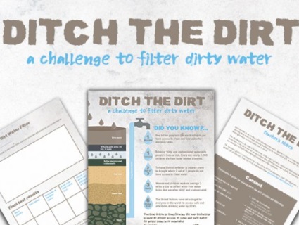 Ditch the Dirt is an exciting NEW STEM challenge for pupils aged 8-14 years. It enables pupils to investigate ways of making dirty water cleaner through sieving and filtering and can also be used to explore ways of making water safe to drink.