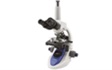 An innovative way to teach microbiology, the Optika trinocular microscope is an advanced instrument, which allows students to use the binocular eyepieces for their investigations whilst you support them via the vertical monocular eyepiece