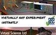 This suite of 27 interactive virtual physics practical exercises from Virtual Science Ltd allows the user to take ranges of measurements over a wide variety of simulated practicals, from Rutherford’s alpha scattering to measurements of Plank’s constant using LEDs.